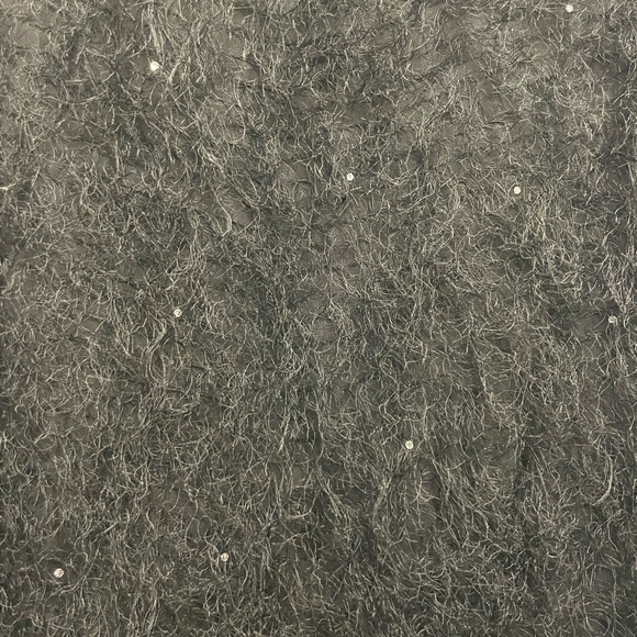 Walk of Shame 100% Silk Feather Trimmed Dress. With rhinestones and a low back - Picture 5 of 6